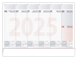 Pracovn podloka s kalendriom 2025