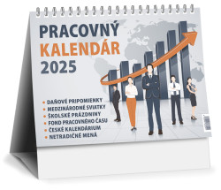 Stolov kalendr Pracovn mal 2025